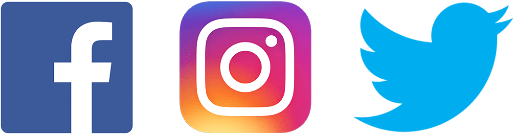 facebook instagram and twitter logo png